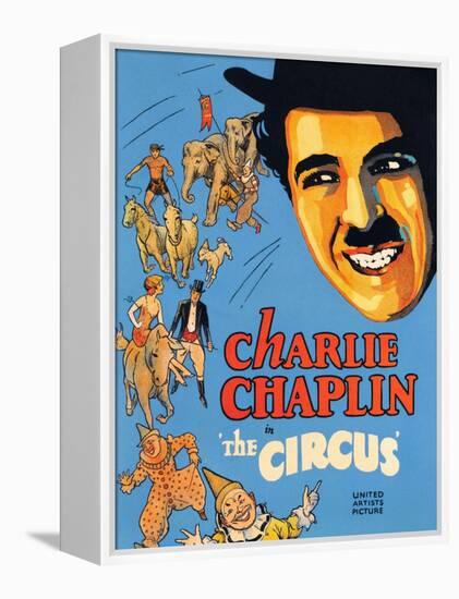 THE CIRCUS, Charlie Chaplin, 1928-null-Framed Stretched Canvas