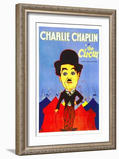 THE CIRCUS, Charlie Chaplin, 1928.-null-Framed Premium Giclee Print