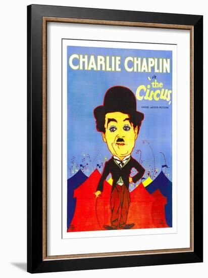 THE CIRCUS, Charlie Chaplin, 1928.-null-Framed Premium Giclee Print