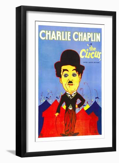 THE CIRCUS, Charlie Chaplin, 1928.-null-Framed Premium Giclee Print