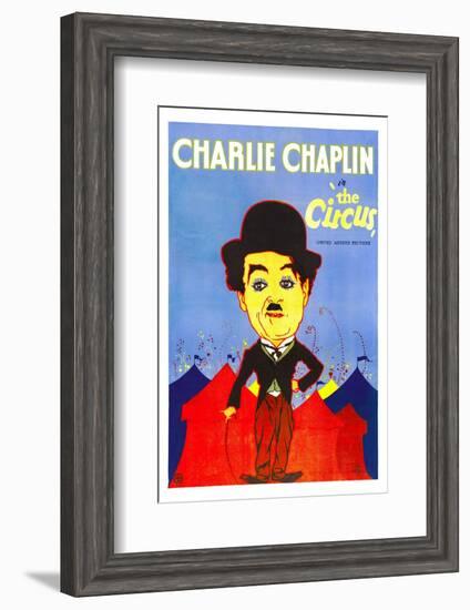 The Circus, Charlie Chaplin, 1928-null-Framed Photo