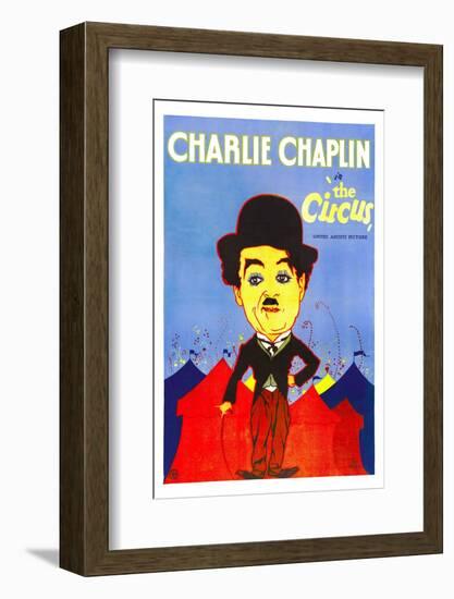 The Circus, Charlie Chaplin, 1928-null-Framed Photo