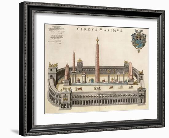 The Circus Maximus (From the Atlas Van Loo)-Joan Blaeu-Framed Giclee Print