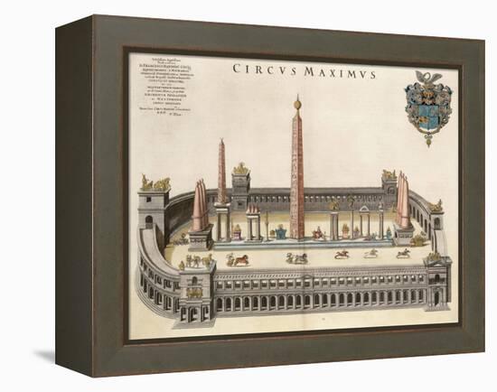 The Circus Maximus (From the Atlas Van Loo)-Joan Blaeu-Framed Premier Image Canvas