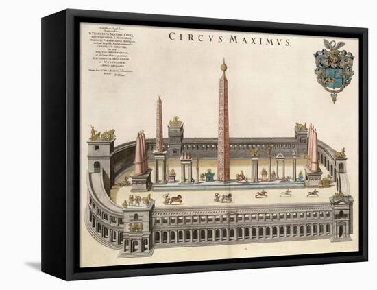 The Circus Maximus (From the Atlas Van Loo)-Joan Blaeu-Framed Premier Image Canvas