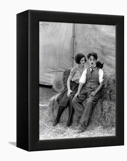 The Circus, Merna Kennedy And Charlie Chaplin, 1928-null-Framed Stretched Canvas