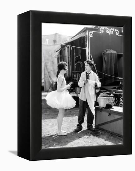 The Circus, Merna Kennedy, Charlie Chaplin, 1928-null-Framed Stretched Canvas