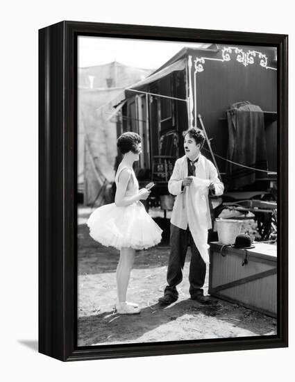 The Circus, Merna Kennedy, Charlie Chaplin, 1928-null-Framed Stretched Canvas