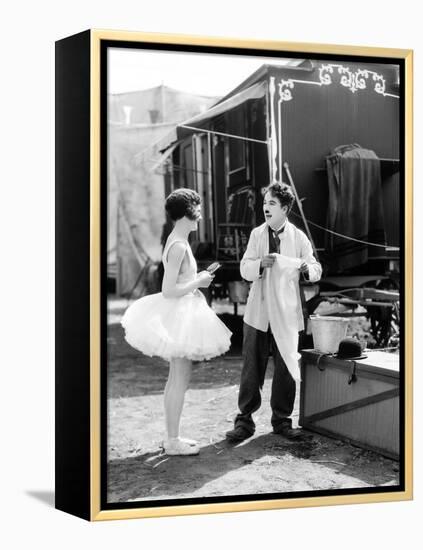 The Circus, Merna Kennedy, Charlie Chaplin, 1928-null-Framed Stretched Canvas