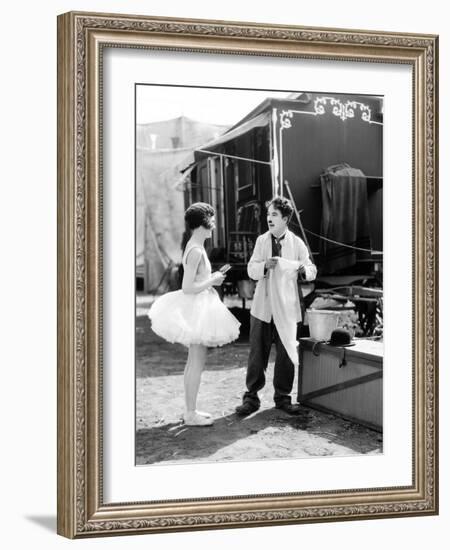 The Circus, Merna Kennedy, Charlie Chaplin, 1928-null-Framed Photo