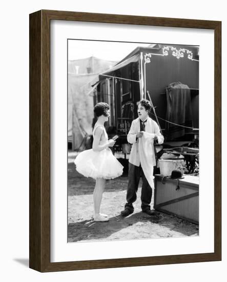 The Circus, Merna Kennedy, Charlie Chaplin, 1928-null-Framed Photo