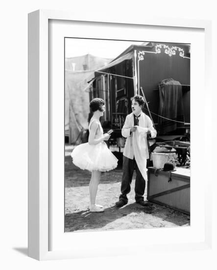 The Circus, Merna Kennedy, Charlie Chaplin, 1928-null-Framed Photo