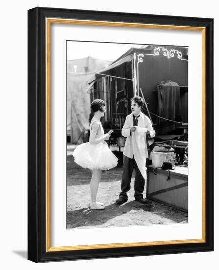 The Circus, Merna Kennedy, Charlie Chaplin, 1928-null-Framed Photo