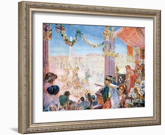 The Circus of Nero or the Circus of Caligula, Rome-Heilbronn-Framed Giclee Print