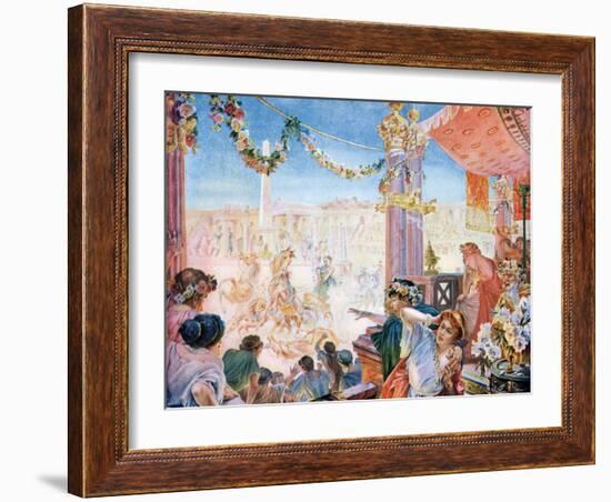 The Circus of Nero or the Circus of Caligula, Rome-Heilbronn-Framed Giclee Print