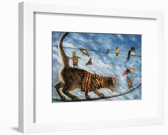 The Circus Performers-Jeanette Trépanier-Framed Art Print