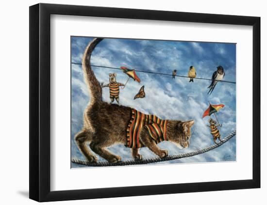 The Circus Performers-Jeanette Trépanier-Framed Art Print