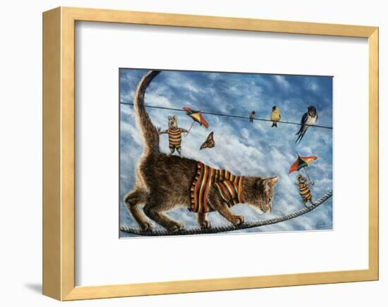 The Circus Performers-Jeanette Trépanier-Framed Art Print