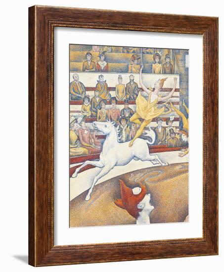 The Circus-Georges Seurat-Framed Giclee Print