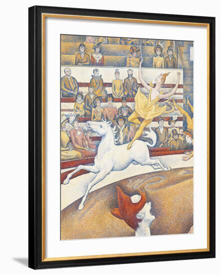 The Circus-Georges Seurat-Framed Giclee Print