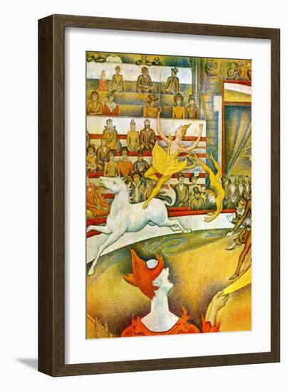 The Circus-Georges Seurat-Framed Art Print