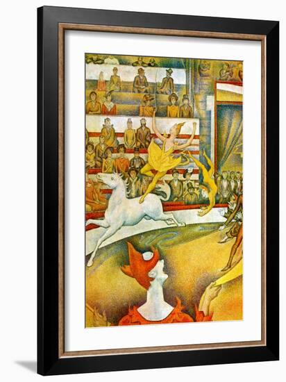 The Circus-Georges Seurat-Framed Art Print