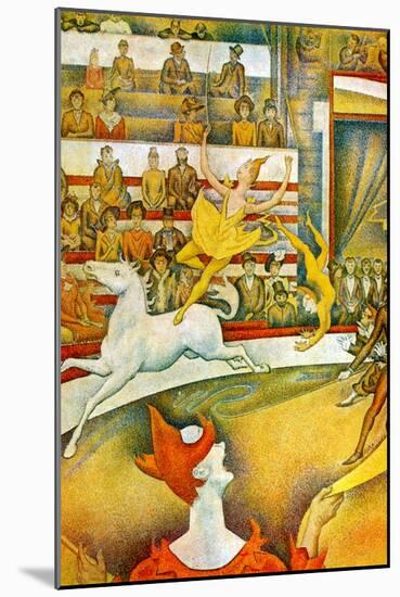The Circus-Georges Seurat-Mounted Art Print
