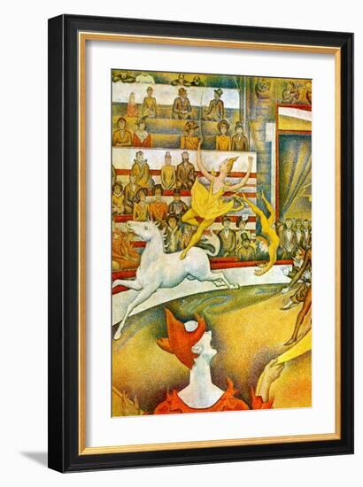 The Circus-Georges Seurat-Framed Art Print