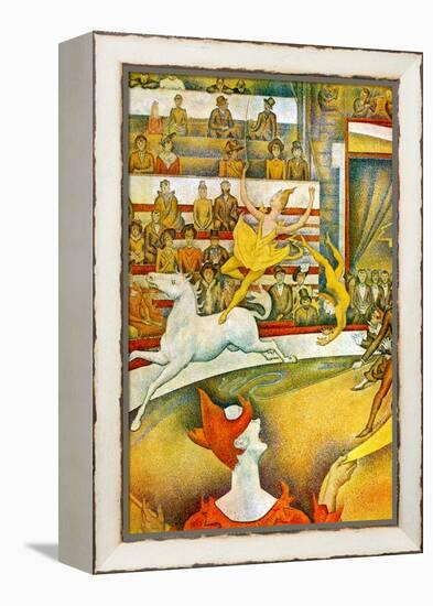 The Circus-Georges Seurat-Framed Stretched Canvas