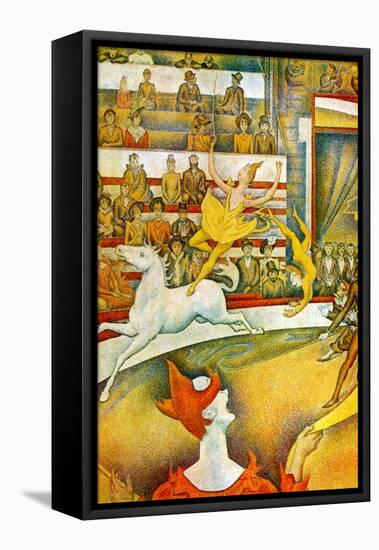 The Circus-Georges Seurat-Framed Stretched Canvas