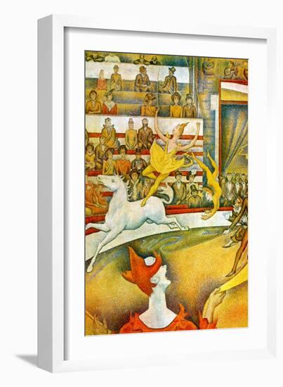 The Circus-Georges Seurat-Framed Premium Giclee Print