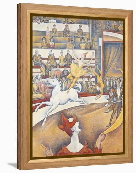 The Circus-Georges Seurat-Framed Premier Image Canvas