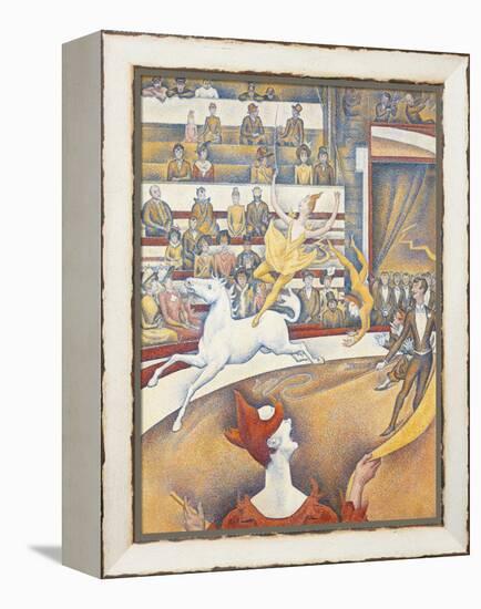 The Circus-Georges Seurat-Framed Premier Image Canvas