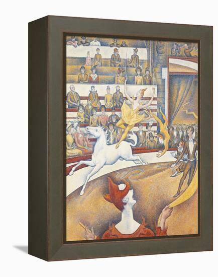 The Circus-Georges Seurat-Framed Premier Image Canvas