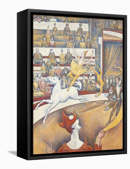 The Circus-Georges Seurat-Framed Premier Image Canvas