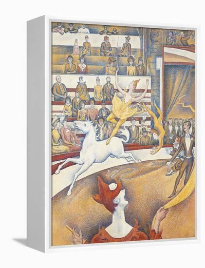 The Circus-Georges Seurat-Framed Premier Image Canvas