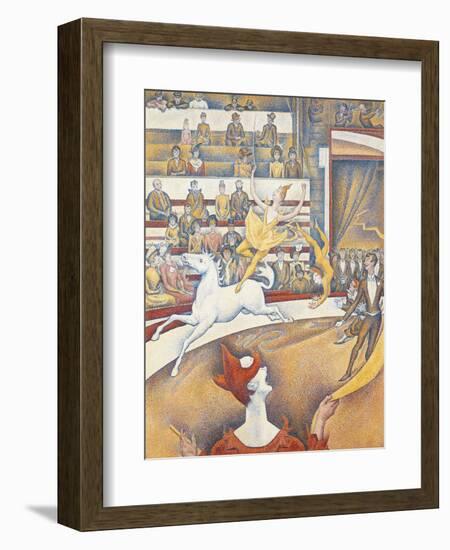 The Circus-Georges Seurat-Framed Giclee Print