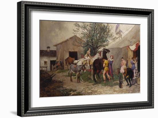 The Circus-Julius von Blaas-Framed Giclee Print