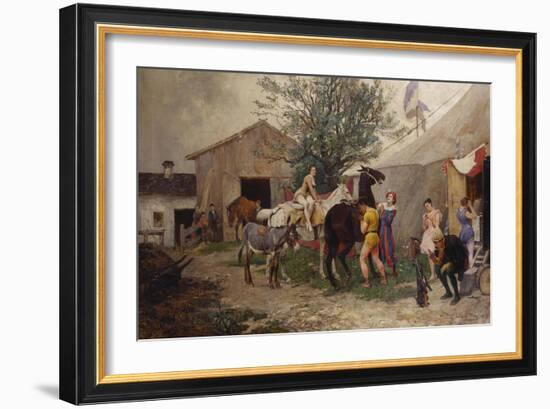 The Circus-Julius von Blaas-Framed Giclee Print