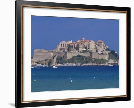 The Citadel, Calvi, Corsica, France, Mediterranean-John Miller-Framed Photographic Print