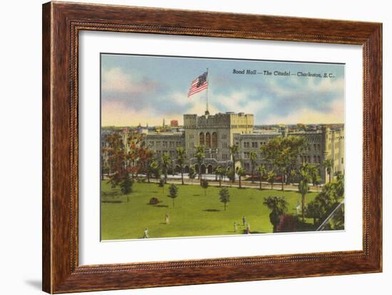 The Citadel, Charleston, South Carolina-null-Framed Art Print