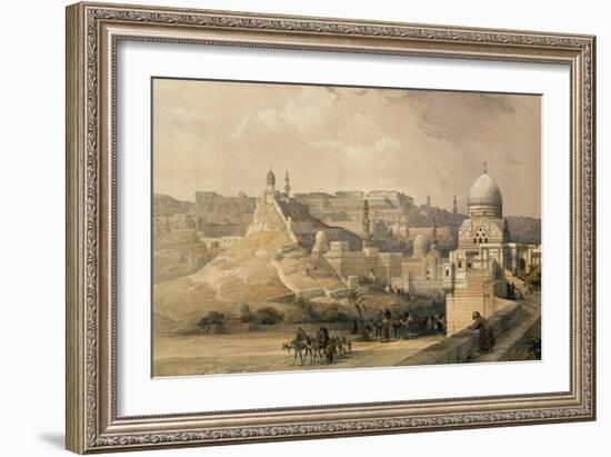 The Citadel of Cairo, from "Egypt and Nubia," Vol.3-David Roberts-Framed Giclee Print