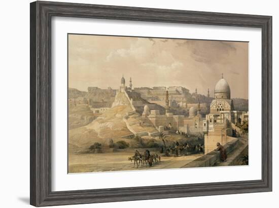 The Citadel of Cairo, from "Egypt and Nubia," Vol.3-David Roberts-Framed Giclee Print