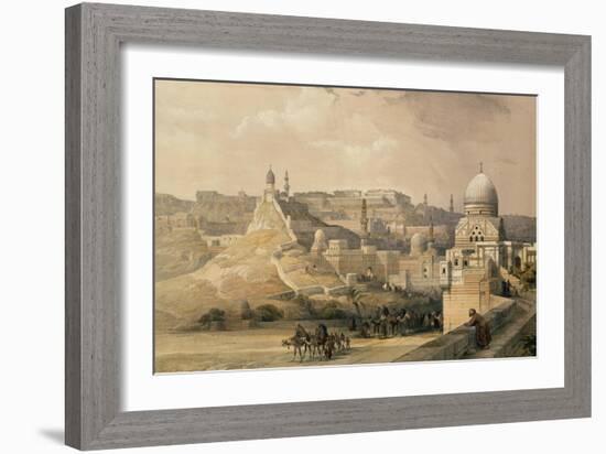 The Citadel of Cairo, from "Egypt and Nubia," Vol.3-David Roberts-Framed Giclee Print