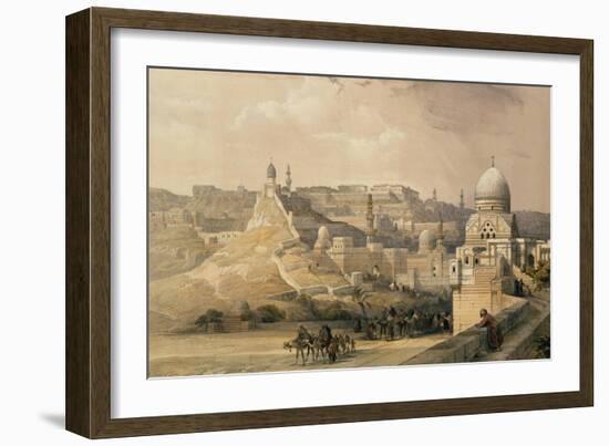 The Citadel of Cairo, from "Egypt and Nubia," Vol.3-David Roberts-Framed Giclee Print