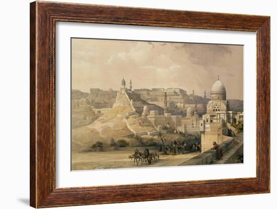 The Citadel of Cairo, from "Egypt and Nubia," Vol.3-David Roberts-Framed Giclee Print