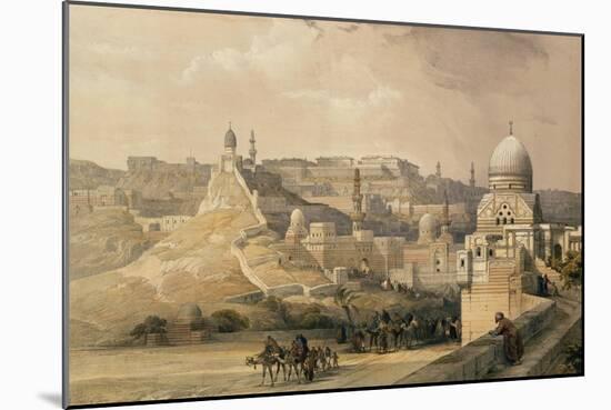 The Citadel of Cairo, from "Egypt and Nubia," Vol.3-David Roberts-Mounted Giclee Print