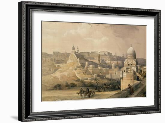 The Citadel of Cairo, from "Egypt and Nubia," Vol.3-David Roberts-Framed Giclee Print