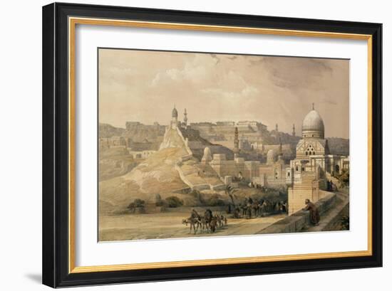 The Citadel of Cairo, from "Egypt and Nubia," Vol.3-David Roberts-Framed Giclee Print