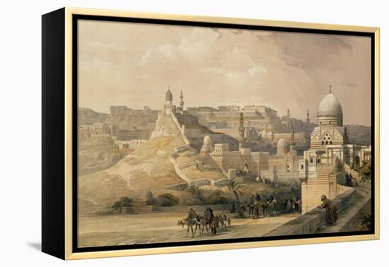 The Citadel of Cairo, from "Egypt and Nubia," Vol.3-David Roberts-Framed Premier Image Canvas